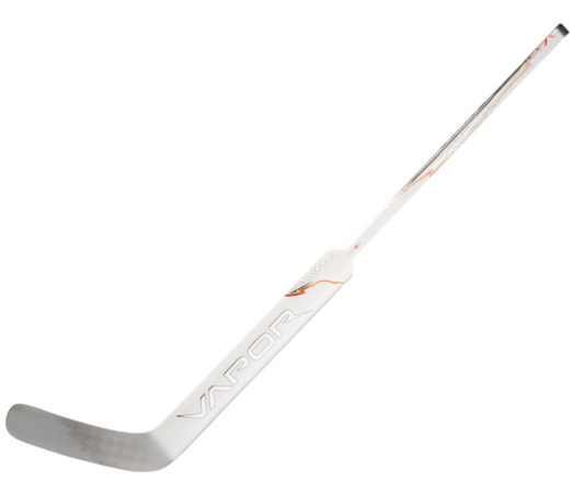 Bauer Flypro Goalie Stick (2025) in colours white and silver.