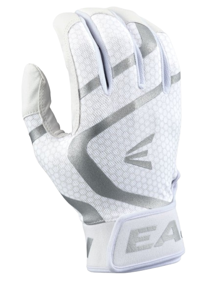 A photo of the Easton Mav GT Adult Batting Gloves in colour white. 