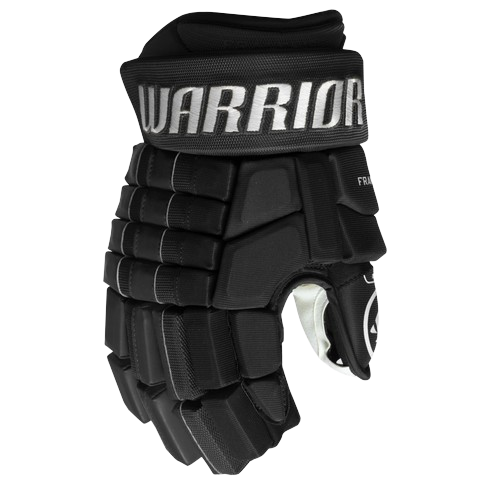 A photo of the Warrior Franchise Senior Hockey Gloves (2025) in colour black.