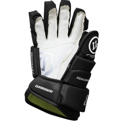 A photo of the Warrior Franchise Senior Hockey Gloves (2025) in colour black.