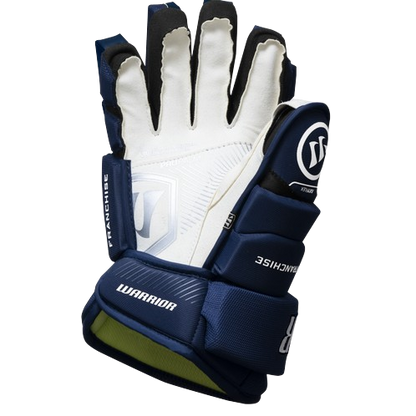 A photo of the Warrior Franchise Senior Hockey Gloves (2025) in colour navy.