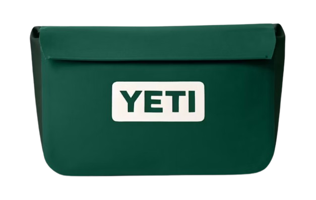 A photo of the YETI SideKick Dry 3L Waterproof Gear Bag in colour black forest green.