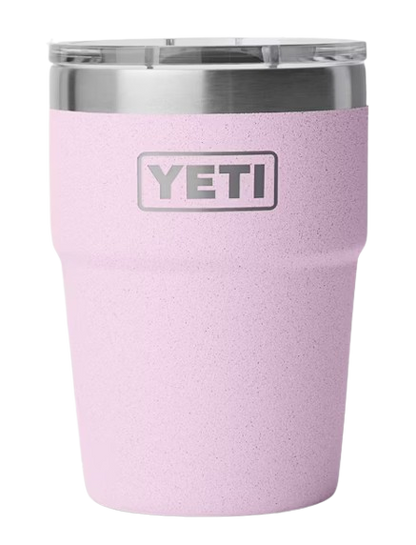 A photo of the A photo of the Yeti 16oz Stackable Rambler in colour cherry blossom pink.