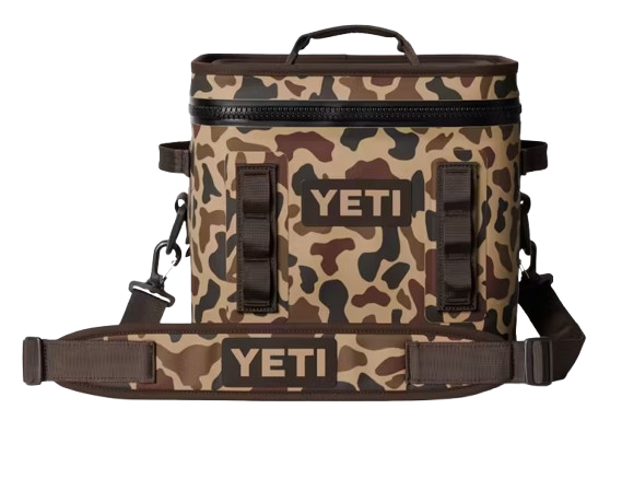 A photo of the Yeti Hopper Flip 12 in colour wetlands camo.