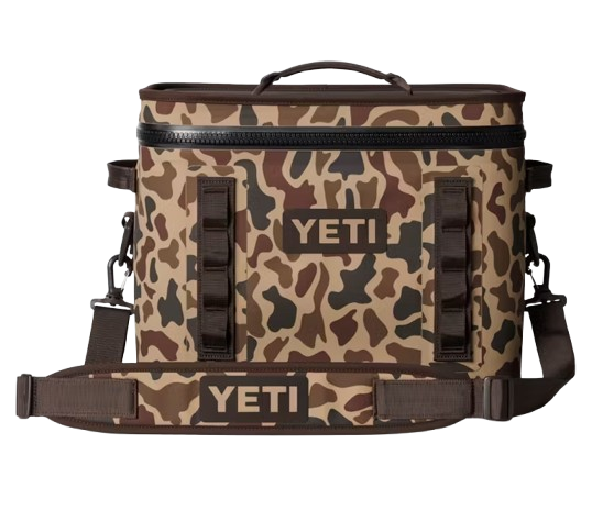 A photo of the Yeti Hopper Flip 18 in colour wetlands camo.