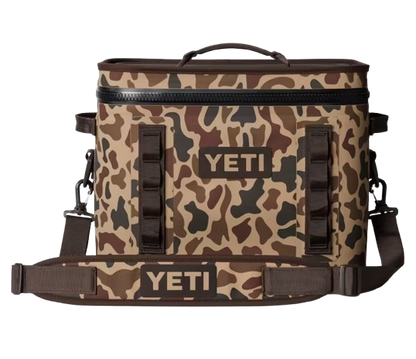 A photo of the Yeti Hopper Flip 18 in colour wetlands camo.
