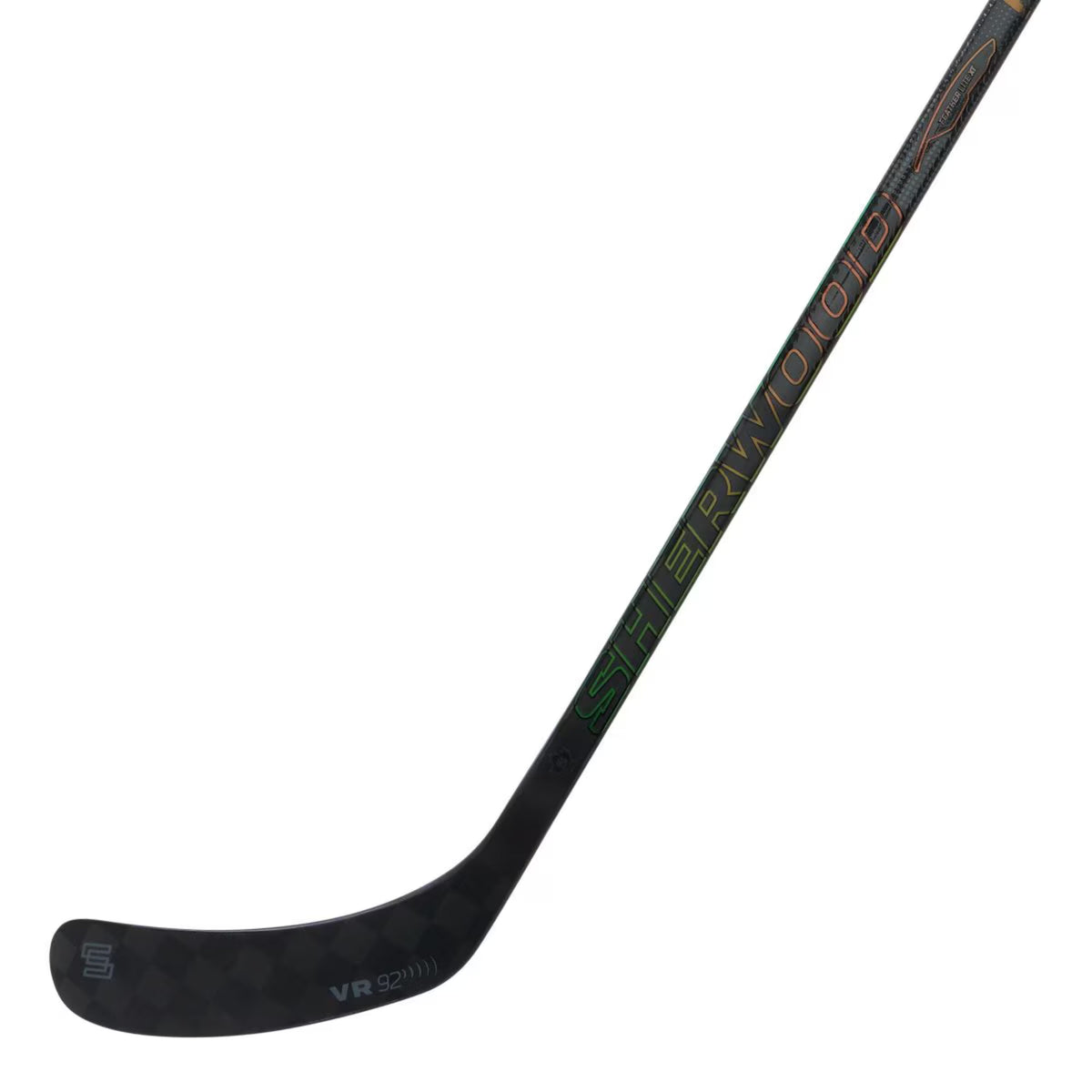 A photo of the Sherwood Rekker Morph Pro Hockey Stick in colour black.