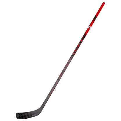 A photo of the Sherwood CODE Encrypt Canada Edition Hockey Stick in colour red and black.