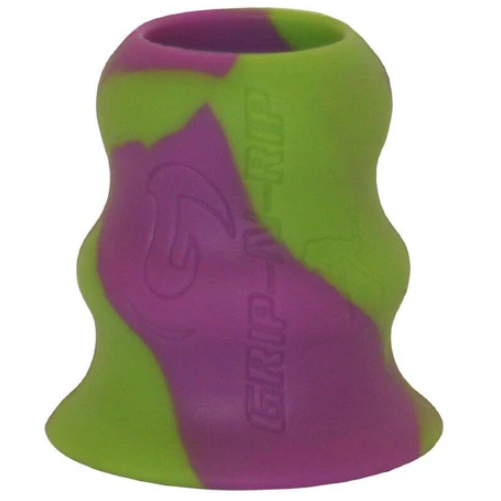 A photo of the Sidelines Grip N' Rip Bat Taper in colour pink and green