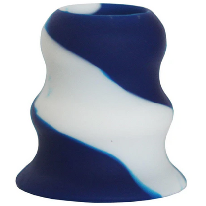 A photo of the Sidelines Grip N' Rip Bat Taper in colour white and blue