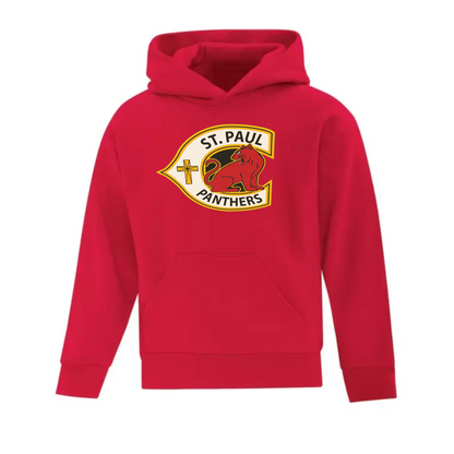 A photo of the St. Paul Catholic Elementary School Panthers in colour red.