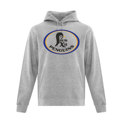 A photo of the St Paul Pius XII Penguins - Adult Hoodie in colour grey.