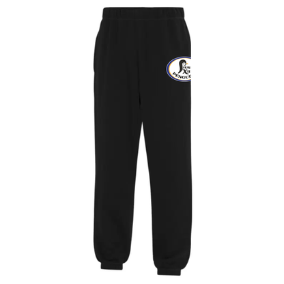 A photo of the St Paul Pius XII Penguins - Adult Sweatpants in colour black.