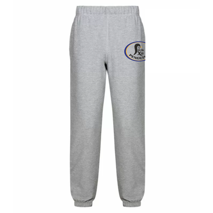 A photo of the St Paul Pius XII Penguins - Adult Sweatpants in colour grey.