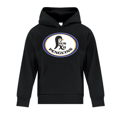 A photo of the St Paul Pius XII Penguins - Youth Hoodie in colour black.