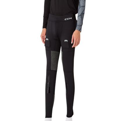 CCM Tacks Pro Cut Protection Baselayer Pant with Jock Senior