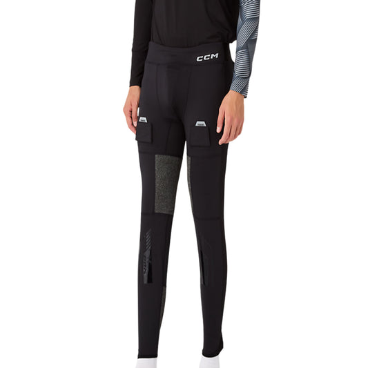CCM Tacks Pro Cut Protection Baselayer Pant with Jock Junior