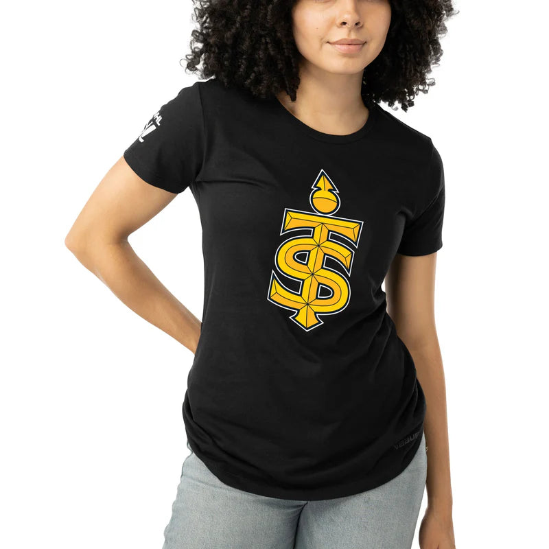 Bauer Youth Front Logo Back Name T-Shirt