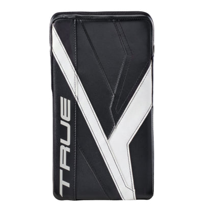A photo of the True Hockey Catalyst 5X6 Senior Goalie Blocker in colour black and white.