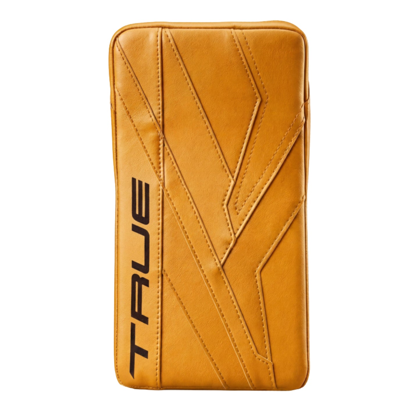 A photo of the True Hockey Catalyst 7X6 Senior Goalie Blocker in yellow.