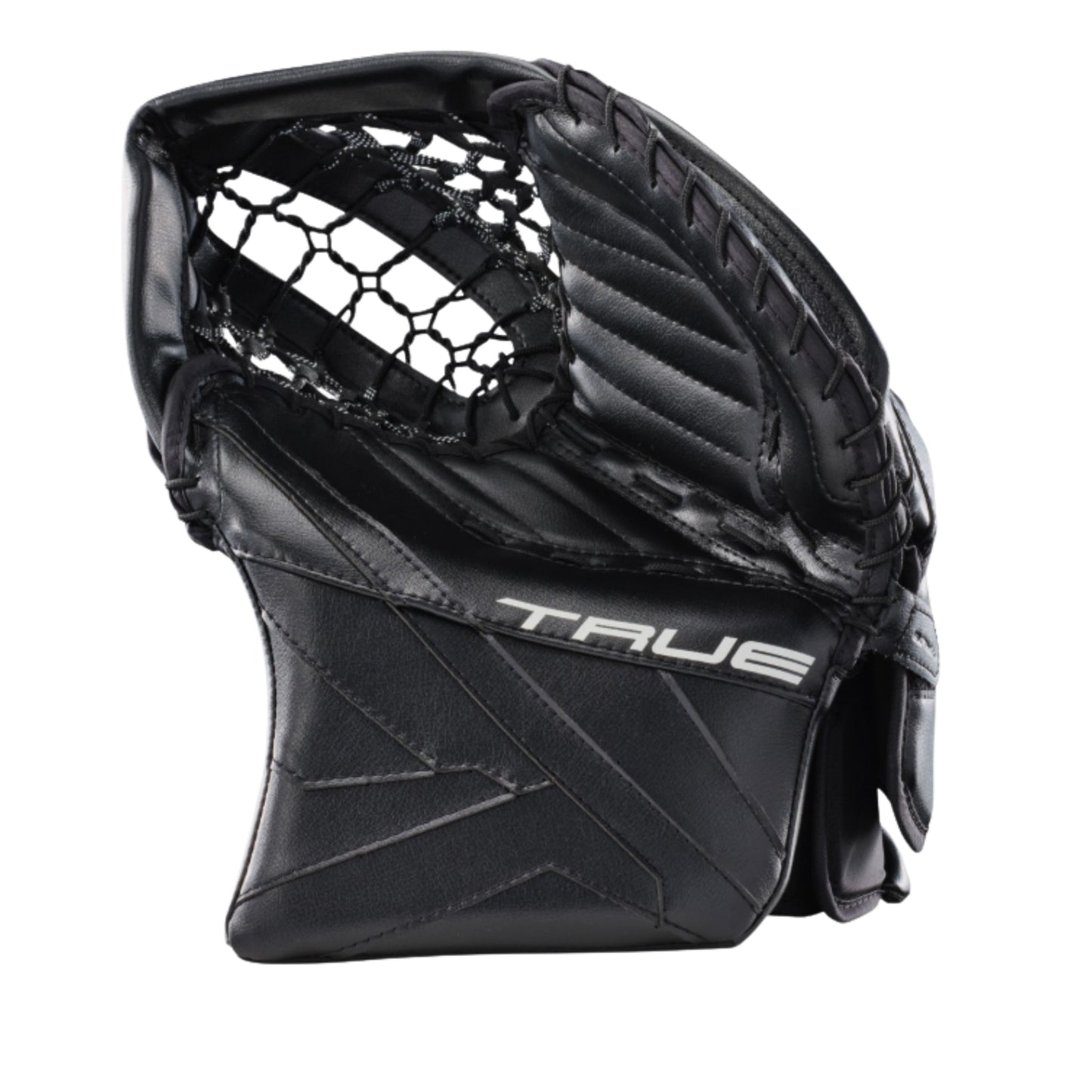 A photo of the True Hockey Catalyst 5X6 Goalie Catcher in colour black.