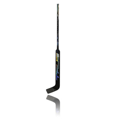 A photo of the True Catalyst 7X3 Goalie Stick in colour black. Angled view.