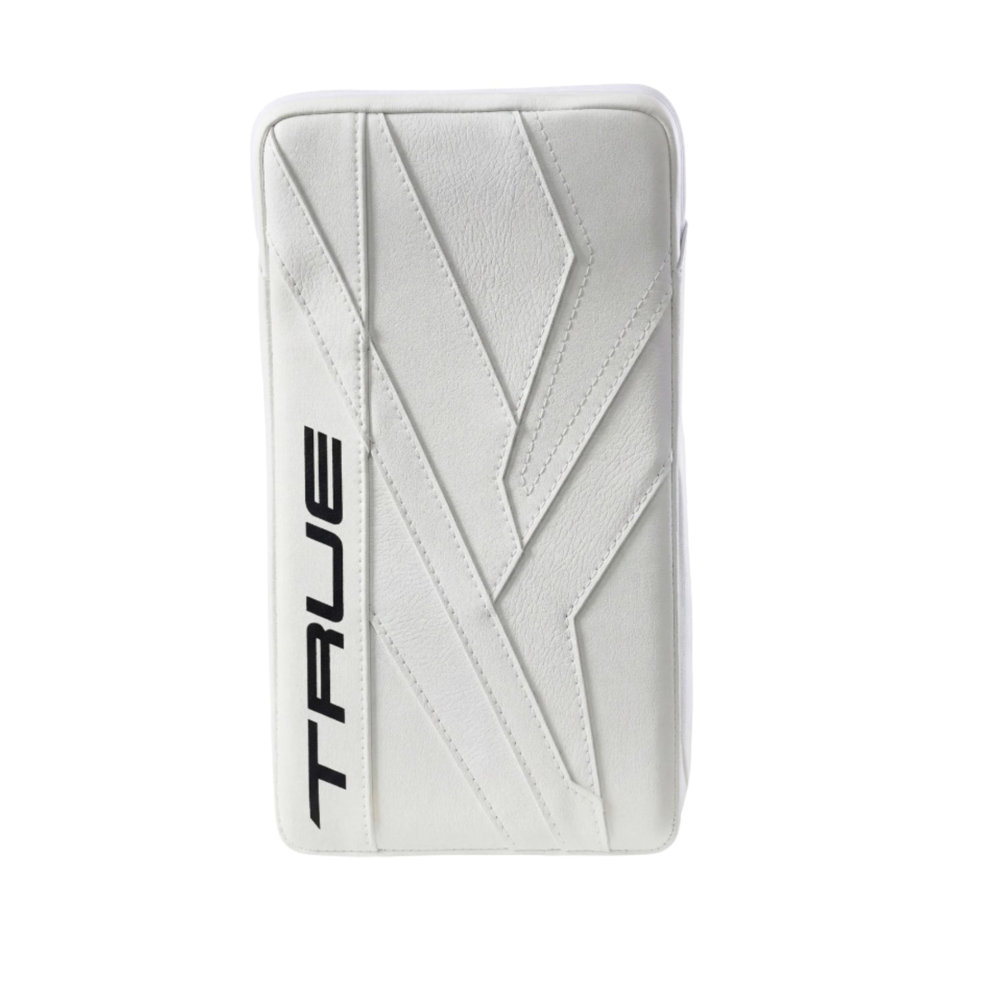 A photo of the True Hockey Catalyst 7X6 Goalie Blocker in colour white.