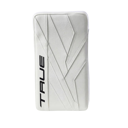 A photo of the True Hockey Catalyst 7X6 Goalie Blocker in colour white.