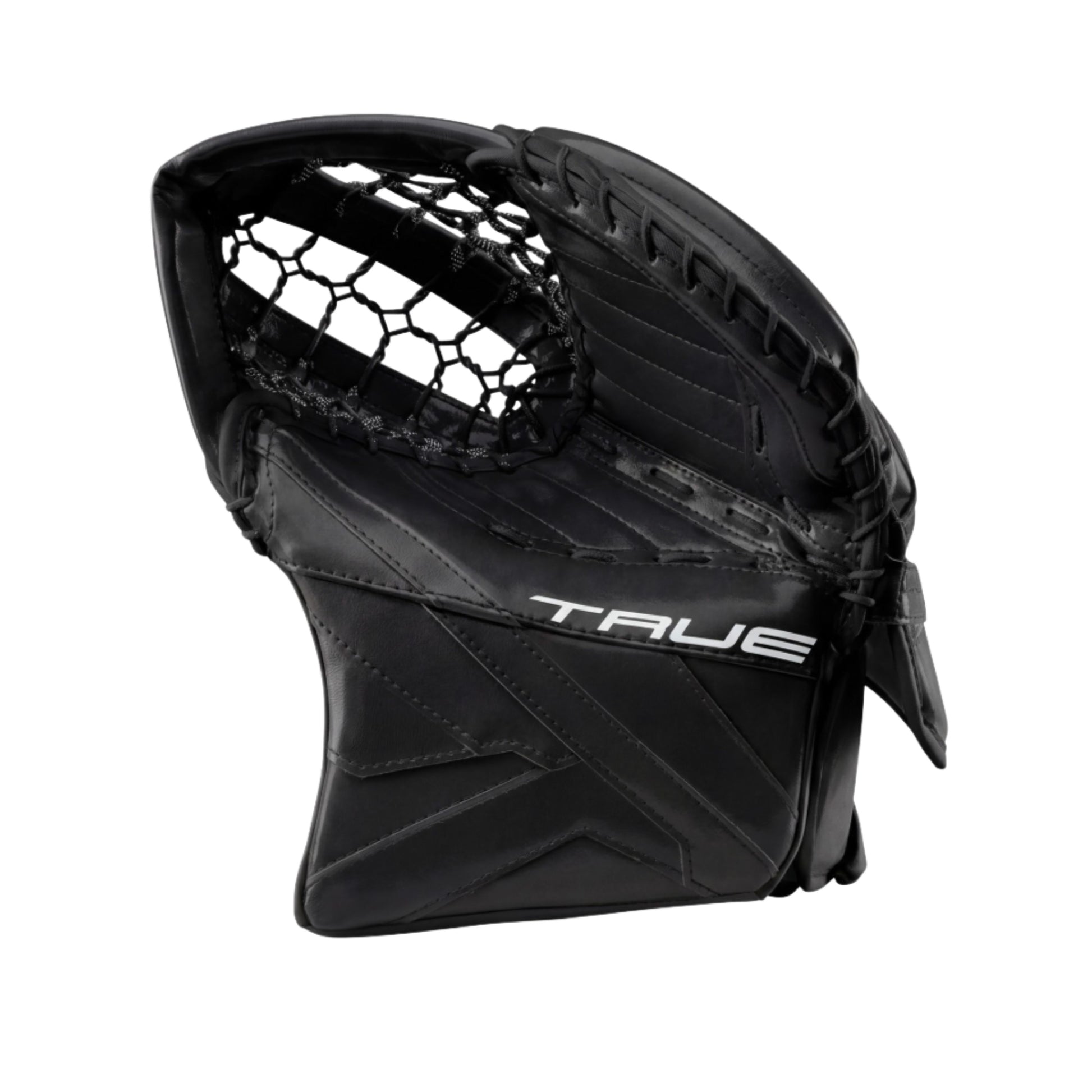 A photo of the True Hockey Catalyst 7X6 Goalie Catcher in colour black