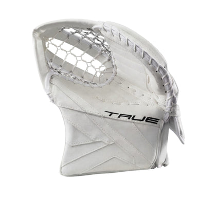 A photo of the True Hockey Catalyst 7X6 Goalie Catcher in colour white