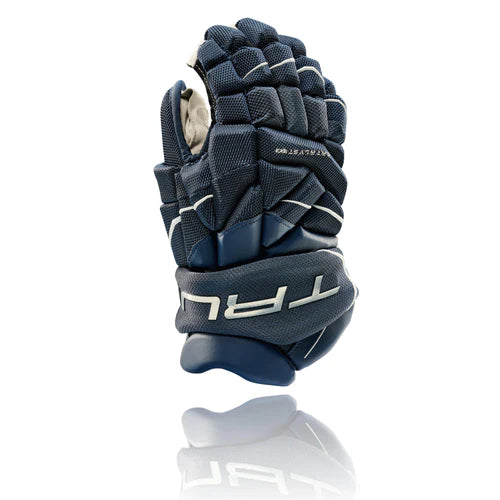 True Hockey Catalyst 9X3 Junior Hockey Gloves (2023) Navy