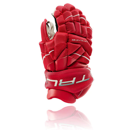 True Hockey Catalyst 9X3 Junior Hockey Gloves (2023) Red