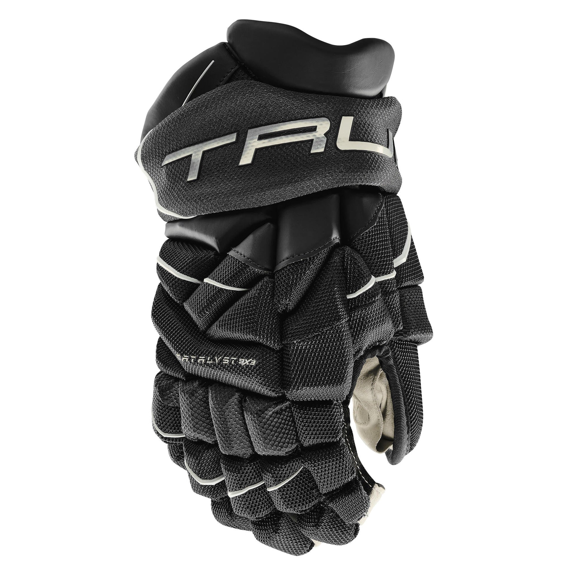 True Hockey Catalyst 9X3 Youth Hockey Gloves (2023) Black