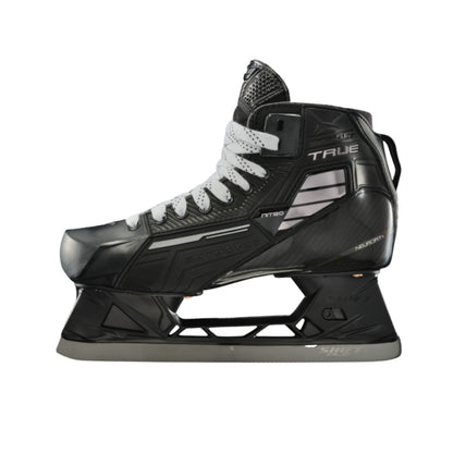 A photo of the True Hockey Catalyst Nitro Goalie Skate in colour black and grey.
