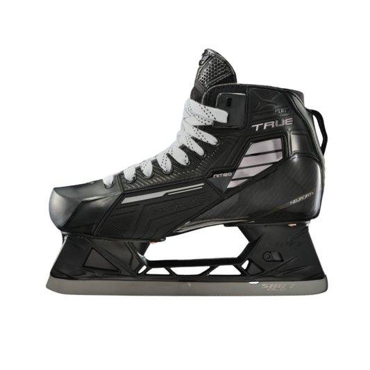 A photo of the True Hockey Catalyst Nitro Goalie Skate in colour black and grey.