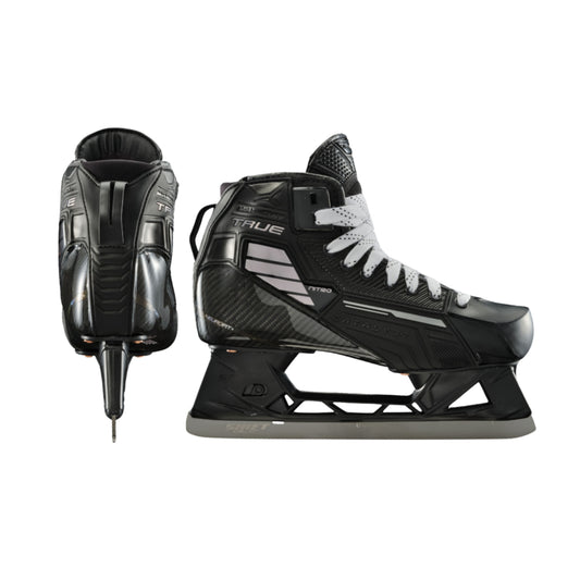 A photo of the True Hockey Catalyst Nitro Goalie Skate in colour black and grey.