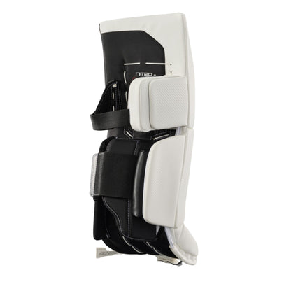 A photo of the True Hockey Catalyst Nitro Junior Goalie Pad in colour white and black.