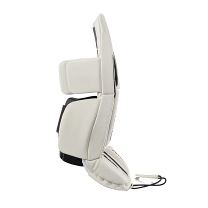 A photo of the True Hockey Catalyst Nitro Junior Goalie Pad in colour white and black.