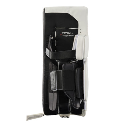 A photo of the True Hockey Catalyst Nitro Junior Goalie Pad in colour white and black.
