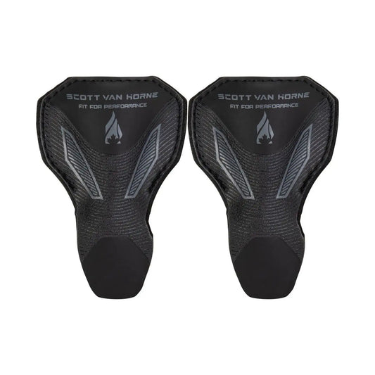 A photo of a pair of True Hockey Catalyst Replacement Tendon Guard in colour black.