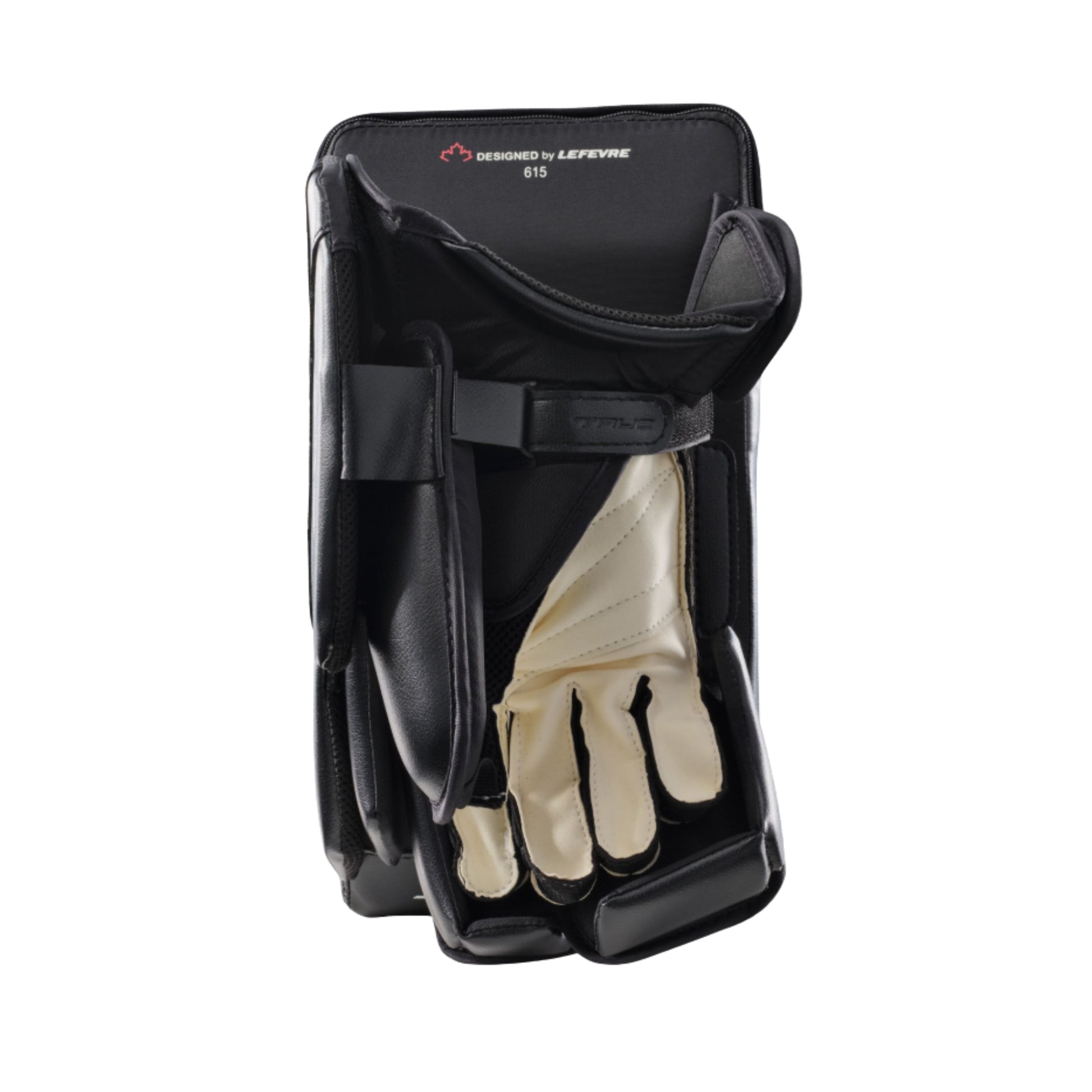 A photo of the True Hockey HZRDUS 5X6 Senior Goalie Blocker in colour black.