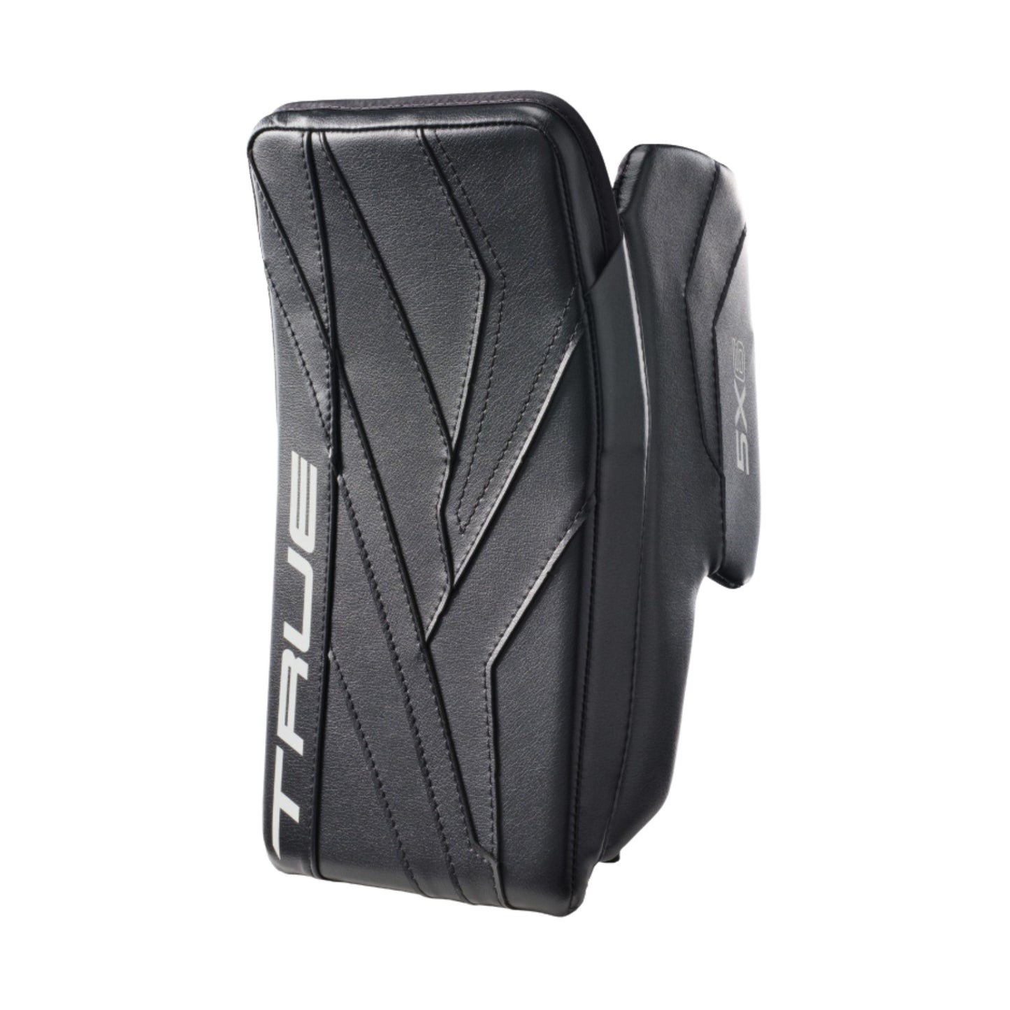 A photo of the True Hockey HZRDUS 5X6 Senior Goalie Blocker in colour black.
