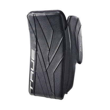 A photo of the True Hockey HZRDUS 5X6 Senior Goalie Blocker in colour black.