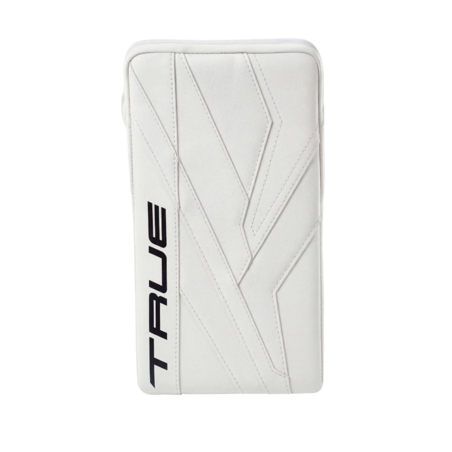 A photo of the True Hockey HZRDUS 5X6 Senior Goalie Blocker in colour white.