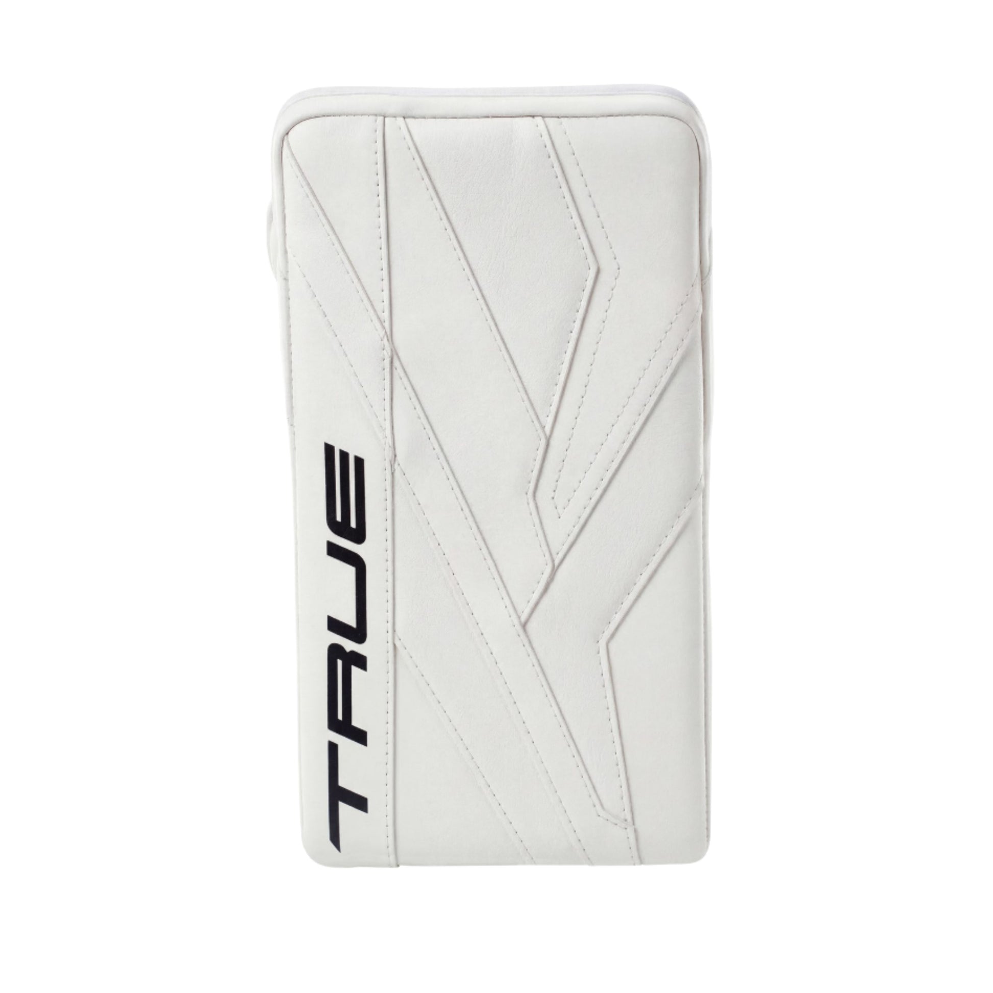 A photo of the True Hockey HZRDUS 5X6 Senior Goalie Blocker in colour white.