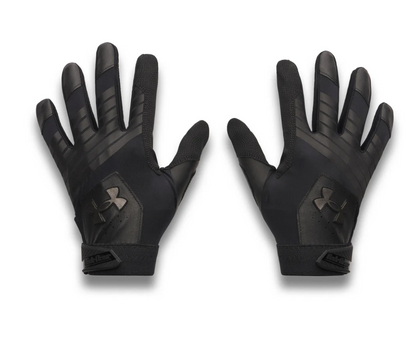 A photo of the Under Armour Clean Up Men's Baseball Batting Gloves in colour black