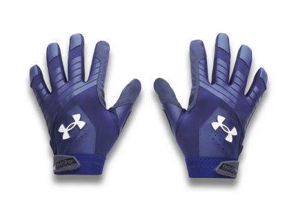A photo of the Under Armour Clean Up Men's Baseball Batting Gloves in colour navy