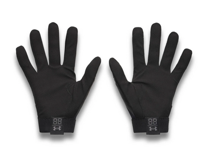 A photo of the Under Armour Clean Up Men's Baseball Batting Gloves in colour black palm
