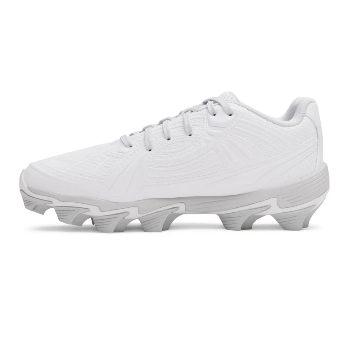 A photo of the Under Armour Glyde Sola RM Women's Softball Cleats in colour white.