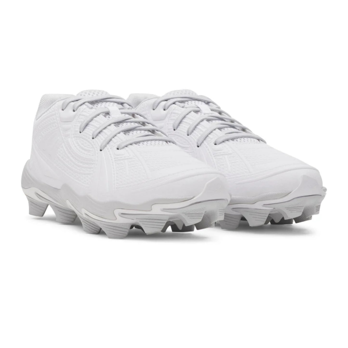 A photo of the Under Armour Glyde Sola RM Women's Softball Cleats in colour white.
